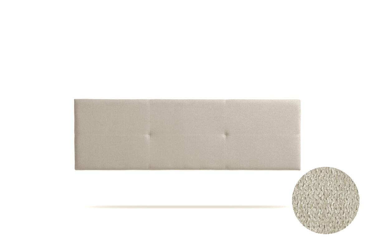 Cabeceira estofada alma aqualine 130x50x5 cm - moonia