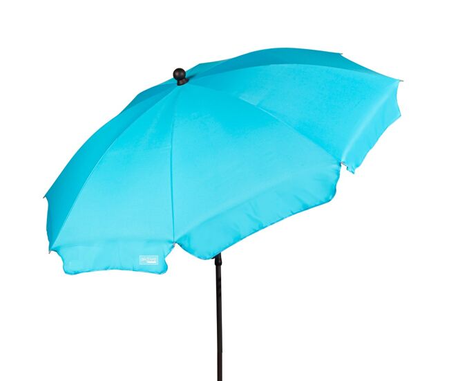 Aktive guarda-sol grande 200 cm inclinável bleu uv30 c/capa