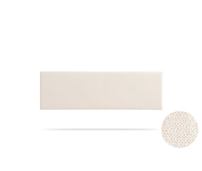 Cabeceira estofada nova aqualine 220x50x5 cm - bege - moonia
