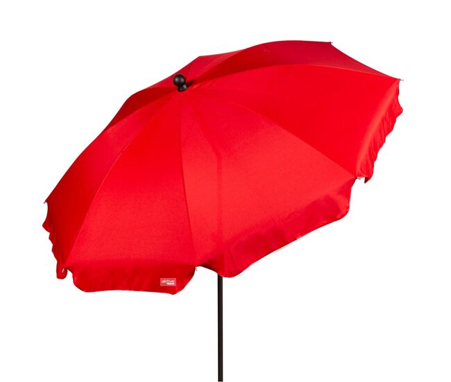 Aktive guarda-sol grande 200 cm inclinável vermelho uv30 c/capa