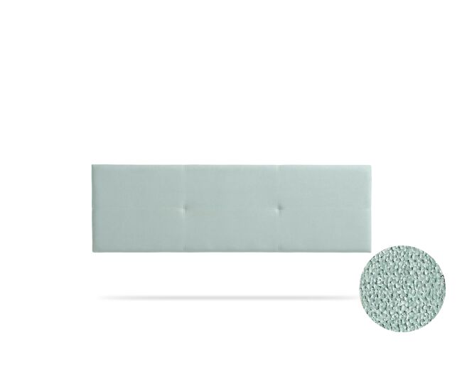 Cabeceira estofada alma aqualine 100x50x5 cm - moonia