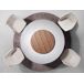 ANGEL CERDA Tabela de jantar redonda mármore porcelânico e nogueira 150x150 ANGEL CERDA Tabela de jantar redonda mármore porcelânico e nogueira 150x150 Natural/ Branco