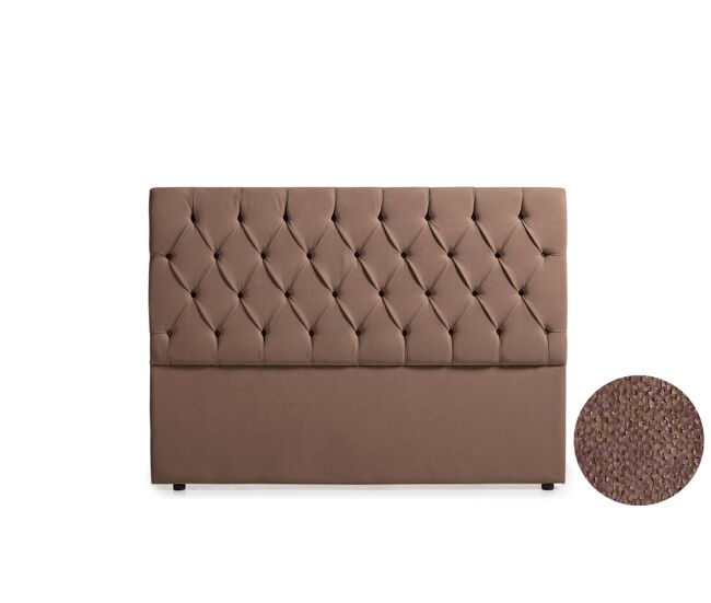 Cabeceira estofada capri aqualine 115x120x12 cm - moonia