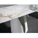 ANGEL CERDA Tabela de jantar barril oval mármore porcelânico e aço branco 238x110 ANGEL CERDA Tabela de jantar barril oval mármore porcelânico e aço branco 238x110 Branco