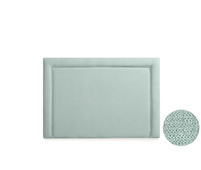 Cabeceira estofada regina aqualine 190x115x5 cm - verde água - moonia