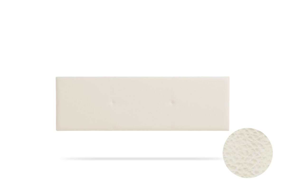 Cabeceira estofada alma pele sintética 170x50x5 cm - moonia