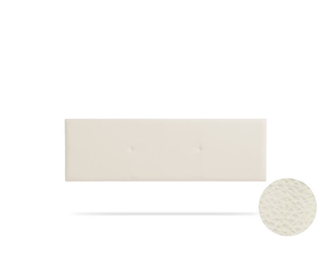 Cabeceira estofada alma pele sintética 170x50x5 cm - moonia
