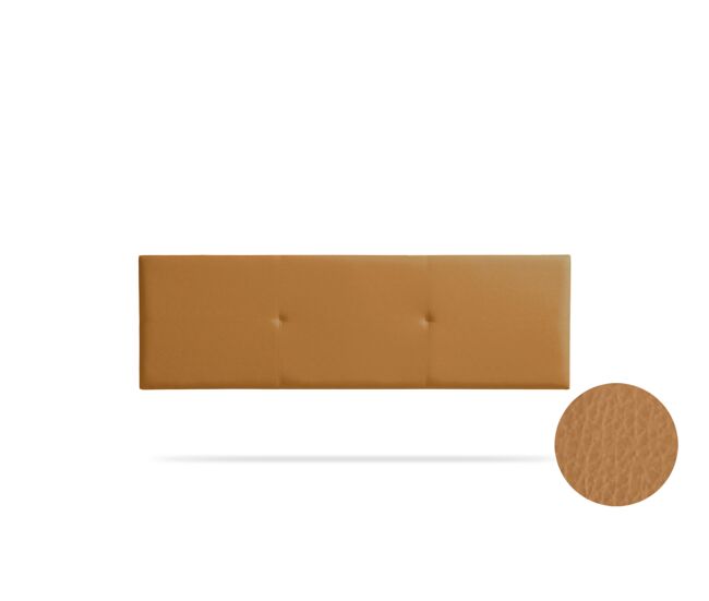Cabeceira estofada alma pele sintética 160x50x5 cm - moonia