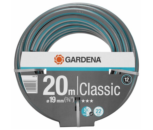 Mangueira gardena classic 18022-20 pvc 20 m ø 19 mm
