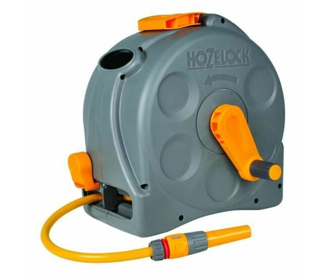 Porta-mangueira hozelock compact reel 2415r0000 25 m pvc