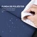 Almofada para Espreguiçadeira Poliéster Almofada para Espreguiçadeira Poliéster Azul