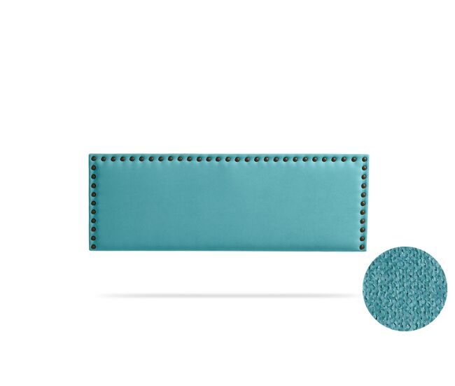 Cabeceira estofada modena aqualine 130x55x8 cm - moonia