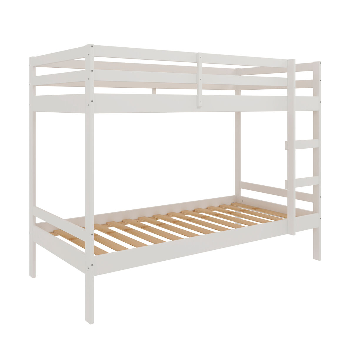 Cama de beliche de madeira blanche 90x190cm