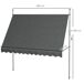 Toldo Manual Retrátil alumínio, metal, tecido de poliéster Toldo Manual Retrátil alumínio, metal, tecido de poliéster Cinza