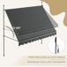 Toldo Manual Retrátil alumínio, metal, tecido de poliéster Toldo Manual Retrátil alumínio, metal, tecido de poliéster Cinza
