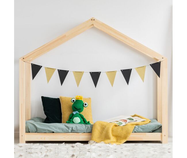 Cama cabana 70x140 inclusa base de ripas aude bois