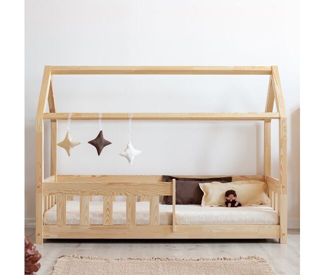 Cama cabana 70x140 base de ripas incluída mila madeira
