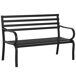 Banco de Jardim Metal Outsunny Banco de Jardim Metal Outsunny Preto