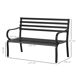 Banco de Jardim Metal Outsunny Banco de Jardim Metal Outsunny Preto