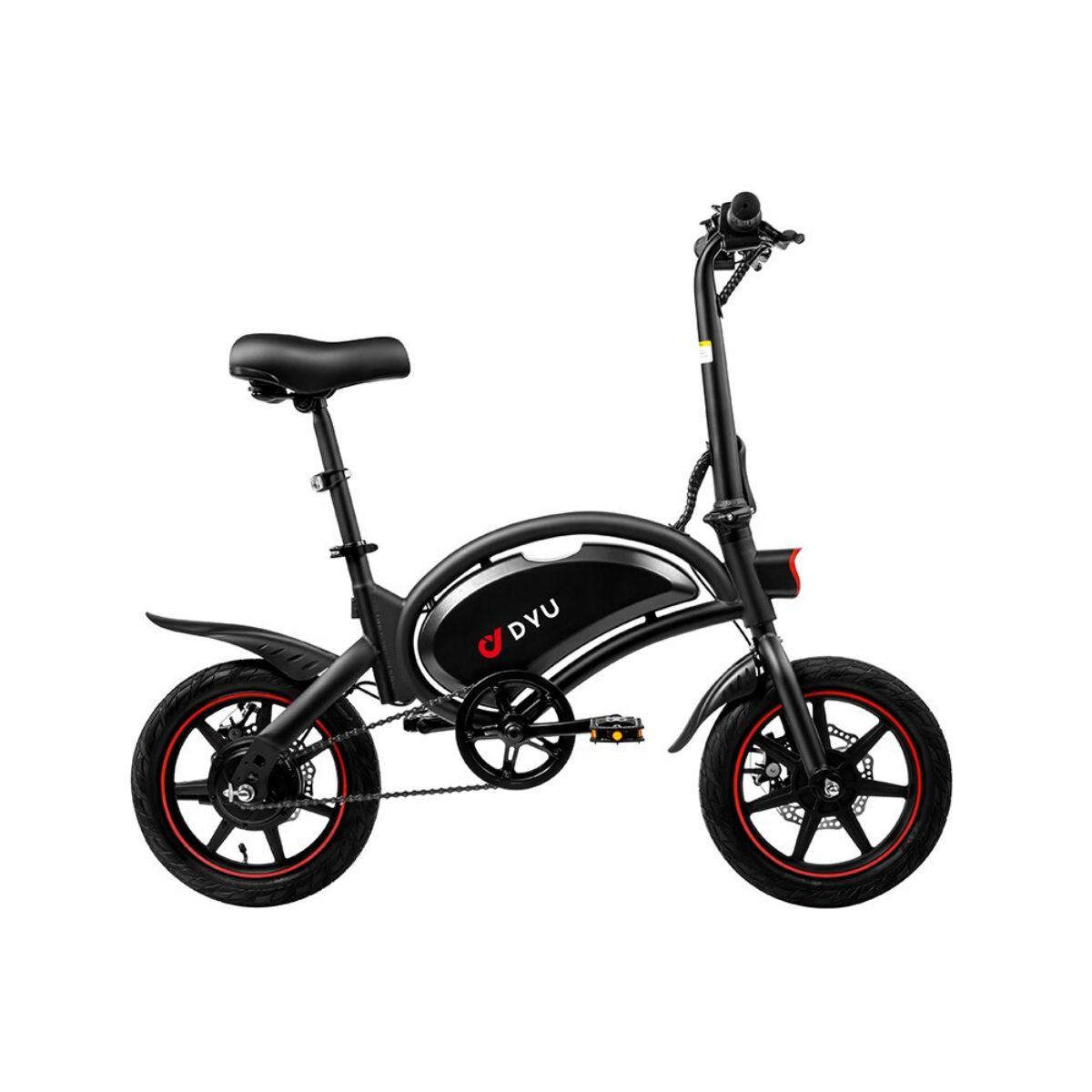 DYU D3F Bicicleta Elétrica  14" - Potência 250W Freio a Disco