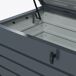 Baú de Armazenamento aço galvanizado Outsunny Baú de Armazenamento aço galvanizado Outsunny Cinza