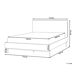 Beliani Cama Poliéster CORIO 173x219 Beliani Cama Poliéster CORIO 173x219 Bege
