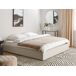 Beliani Cama baú Poliéster DINAN 187x214 Beliani Cama baú Poliéster DINAN 187x214 Bege