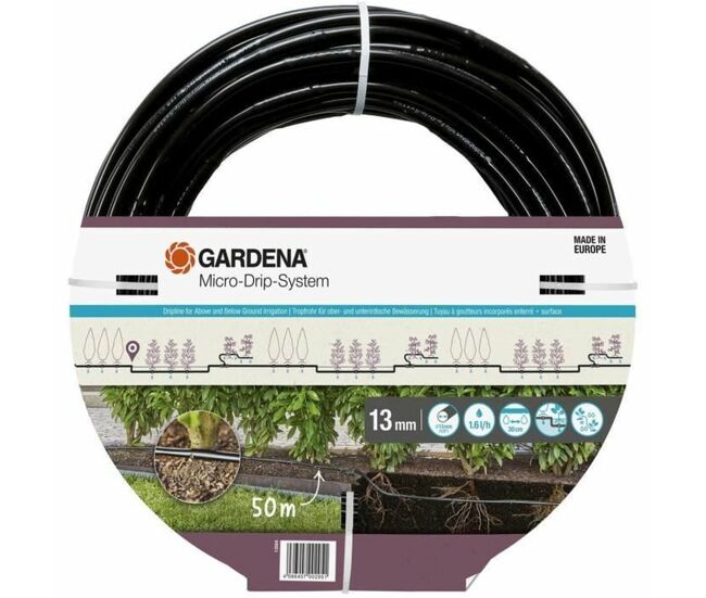 Tubo de gotejamento gardena 13504-20 extensão 50 m