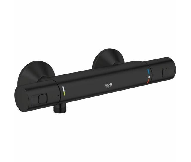 Torneira de comando duplo grohe precision start de duche preto mate metal