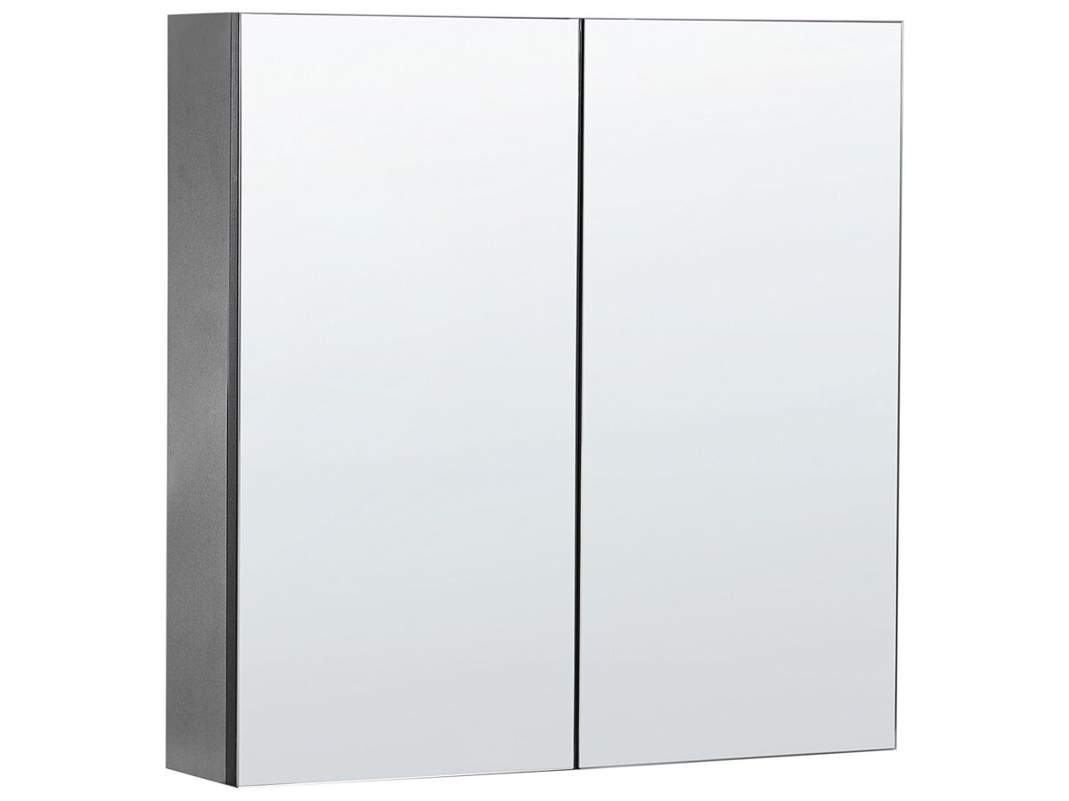 Beliani Mueble de baño con espejo NAVARRA 60