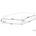 Beliani Cama sem cabeceira Bouclé ROANNE 190x213 Beliani Cama sem cabeceira Bouclé ROANNE 190x213 Creme