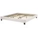 Beliani Cama sem cabeceira Bouclé ROANNE 190x213 Beliani Cama sem cabeceira Bouclé ROANNE 190x213 Creme