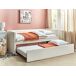 Beliani Cama nido Bouclé TROYES 99x213 Beliani Cama nido Bouclé TROYES 99x213 Bege