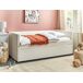 Beliani Cama nido Bouclé TROYES 99x213 Beliani Cama nido Bouclé TROYES 99x213 Bege