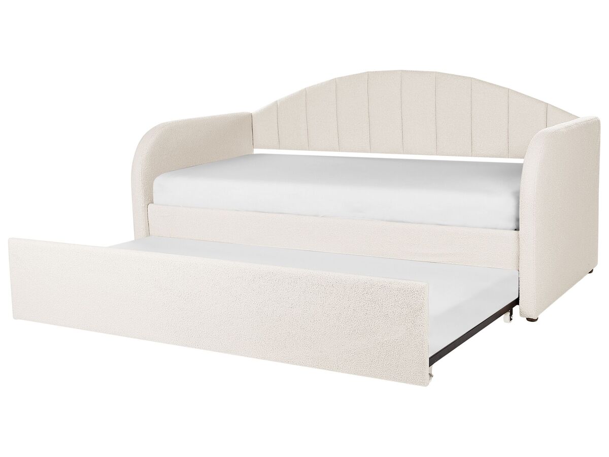 Beliani Cama nido Bouclé EYBURIE 99x217