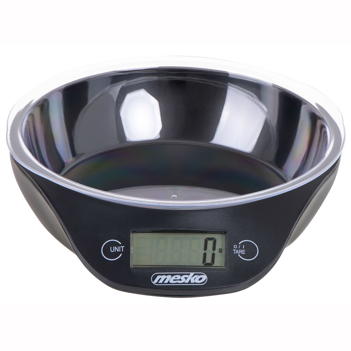 Mesko ms3164 balança de cozinha digital com taça de 700ml, peso de alimentos de alta precisão 5 kg/ 11 lb ecrã lcd, preto