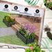 Conjunto de 2 Caixas de Plantio aço galvanizado Outsunny Conjunto de 2 Caixas de Plantio aço galvanizado Outsunny Cinza
