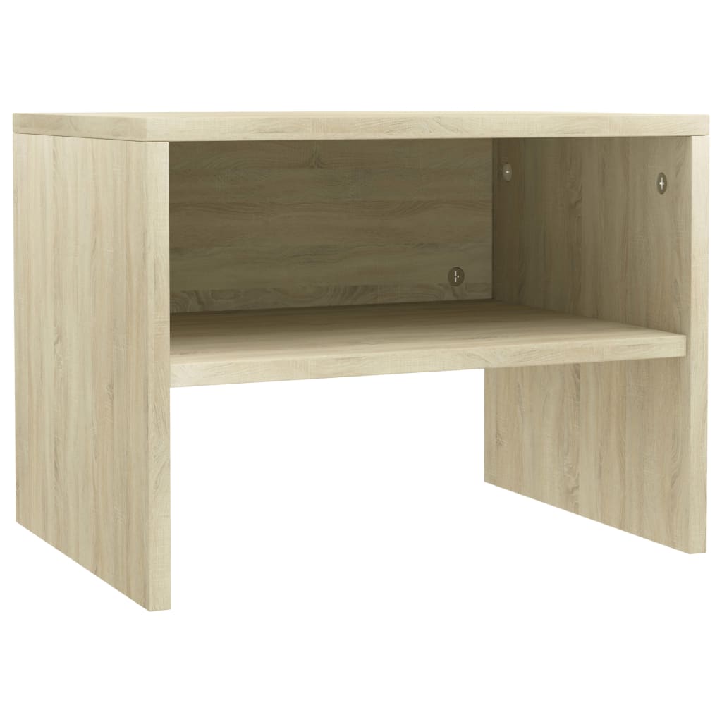 Vidaxl mesa-de-cabeceira 40x30x30 cm contraplacado carvalho sonoma