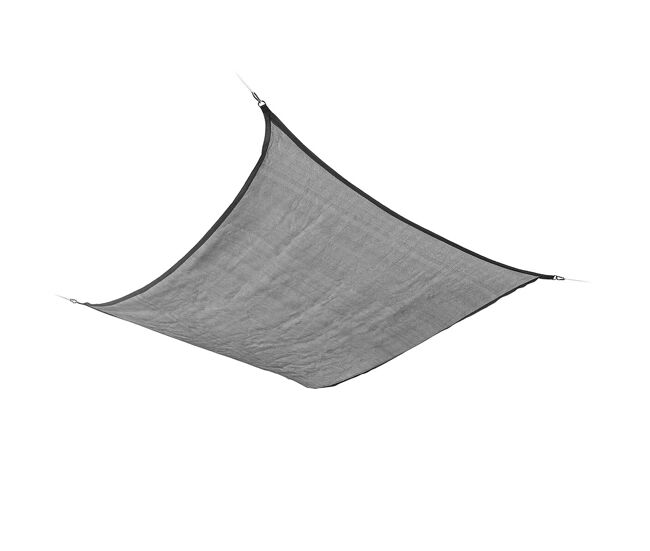Toldo de sombreamento retangular reshad innovagoods 3 x 4 m - cinzento