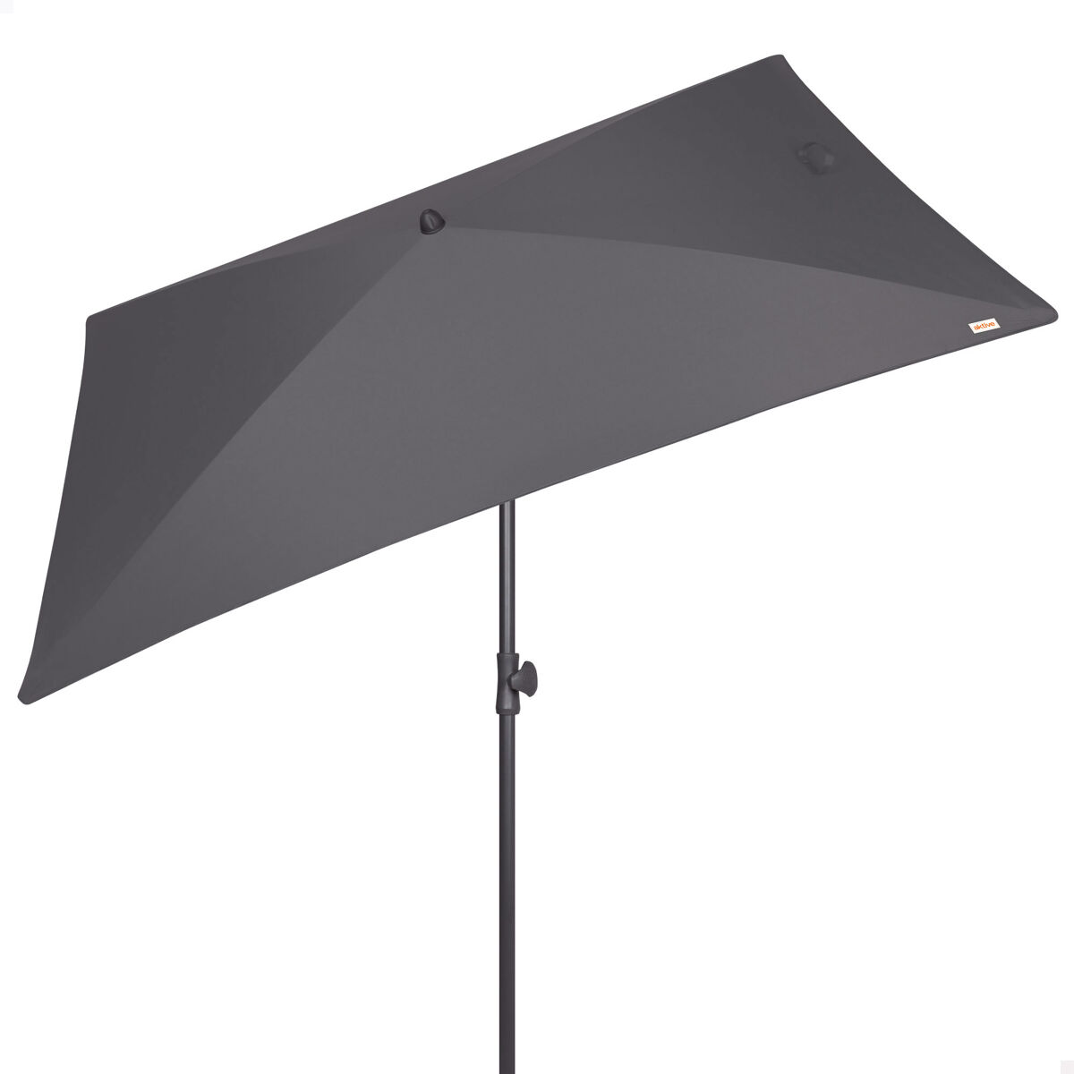 Aktive Guarda-sol retangular inclinável cor antracite 200x125 cm UV30