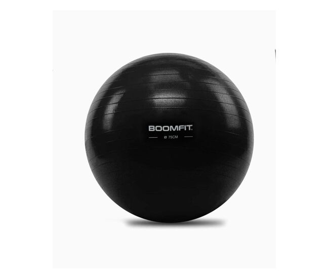 Bola de pilates preta 75cm - boomfit