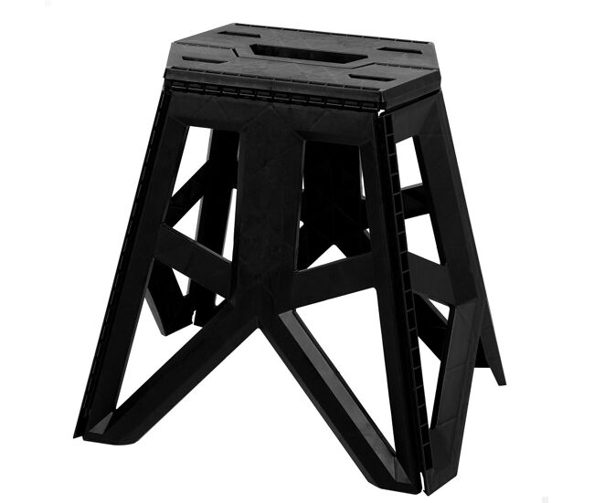 Aktive taburete plegable camping extraresistente 150 kg c/asa transporte 41x33x39 cm