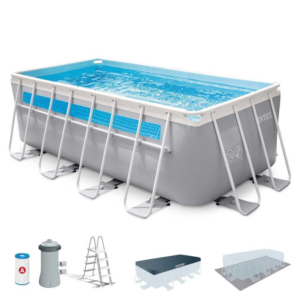 Piscina desmontável retangular Clearview Prism Frame INTEX