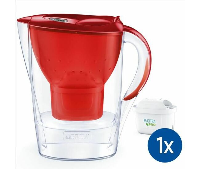 Caneca filtrante brita marella rouge 2,4 l