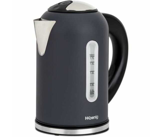 Chaleira hkoenig boe52 2200 w preto aço inoxidável 2200 w 1,7 l 1,7 l