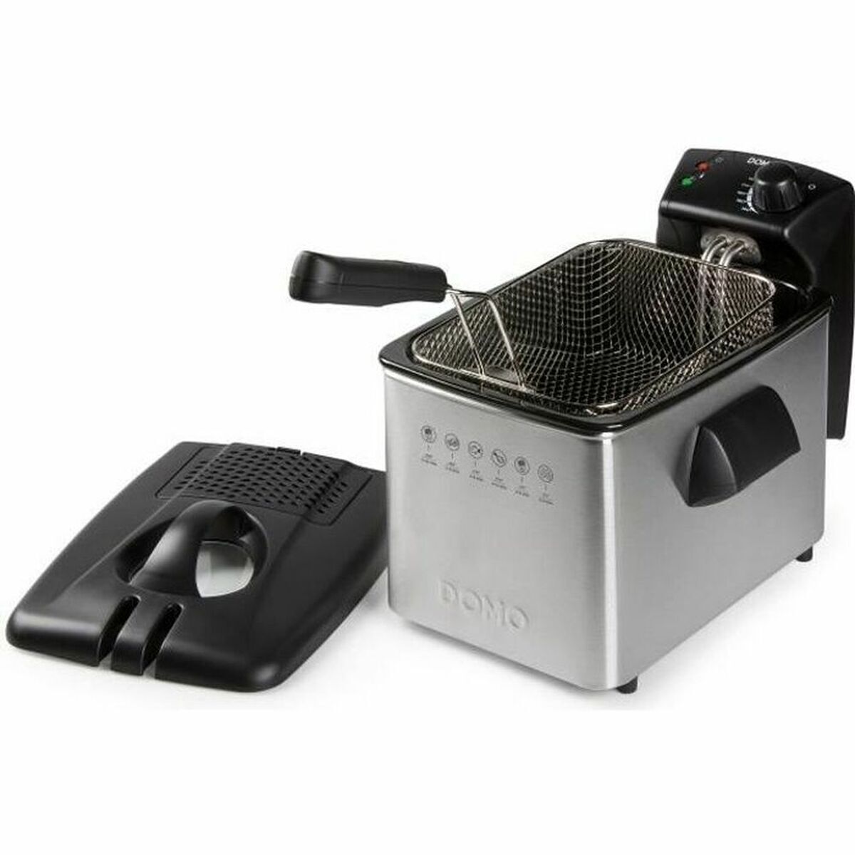 Fritadeira domo do465fr 4 l 3000 w argenté acier