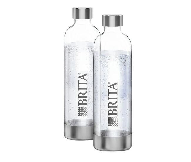 Garrafa de água sodaone brita 1043722 transparente argenté 1 l
