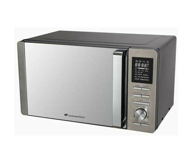 Microondas com grill continental edison 900 w 25 l prateado 900 w 25 l