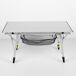 Aktive Mesa de camping dobrável em alumínio, antiderrapante e removível, altura regulável c/rede auxiliar Aktive Mesa de camping dobrável em alumínio, antiderrapante e removível, altura regulável c/rede auxiliar Cinza