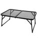 Aktive Mesa de acampamento dobrável pequena com mala preta ultraleve e antiqueda para churrascos Aktive Mesa de acampamento dobrável pequena com mala preta ultraleve e antiqueda para churrascos Preto